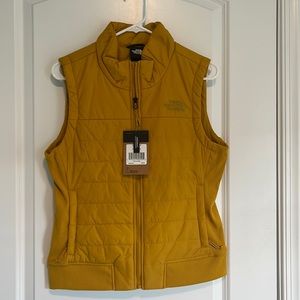 Mustard North Face Vest